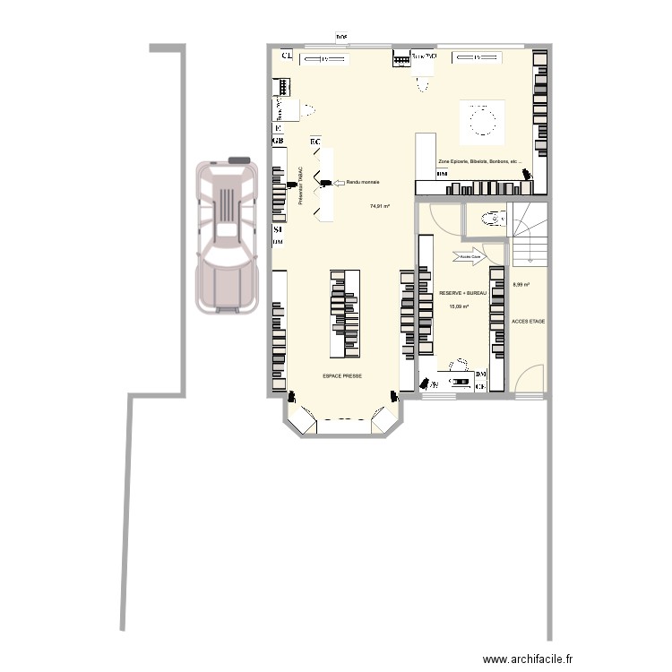TABAC SNC TABAC PRESSSE DE LANNOY. Plan de 0 pièce et 0 m2