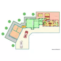 PLAN MASSE  EXTENSION PREFAL