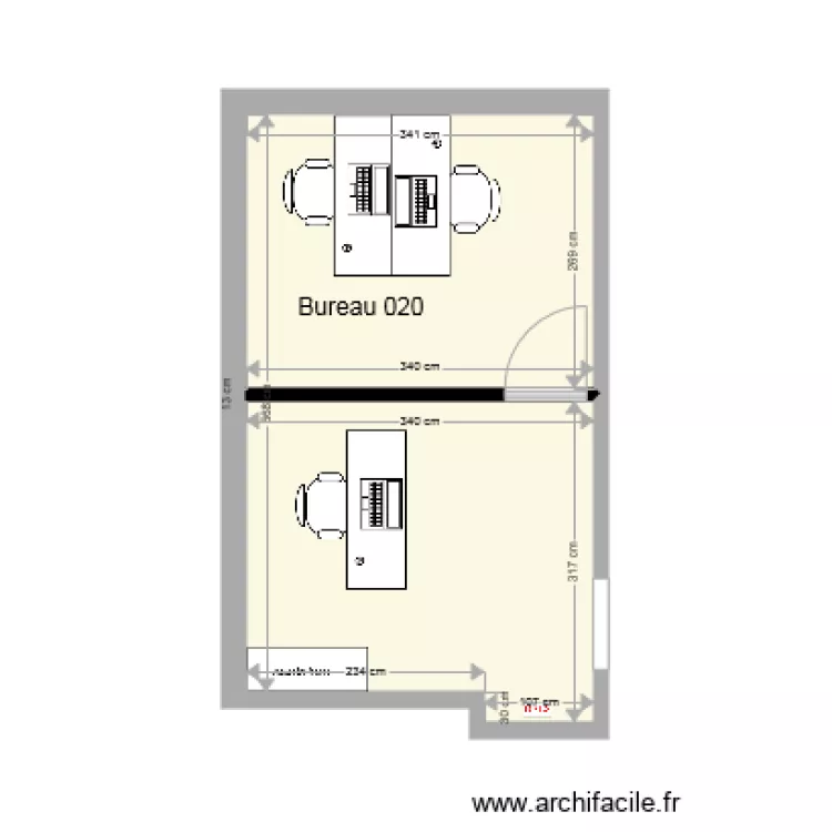 Bureau 020. Plan de Bureau 020. Plan de