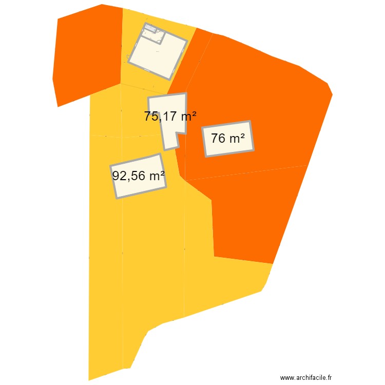 CHEZ MOI RDC. Plan de 5 pièces et 364 m2