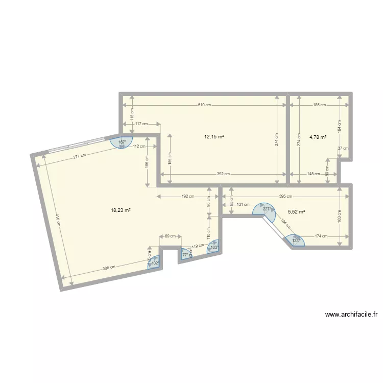 Appart Perreux 39,5 M². Plan de Appart Perreux 39,5 M². Plan de