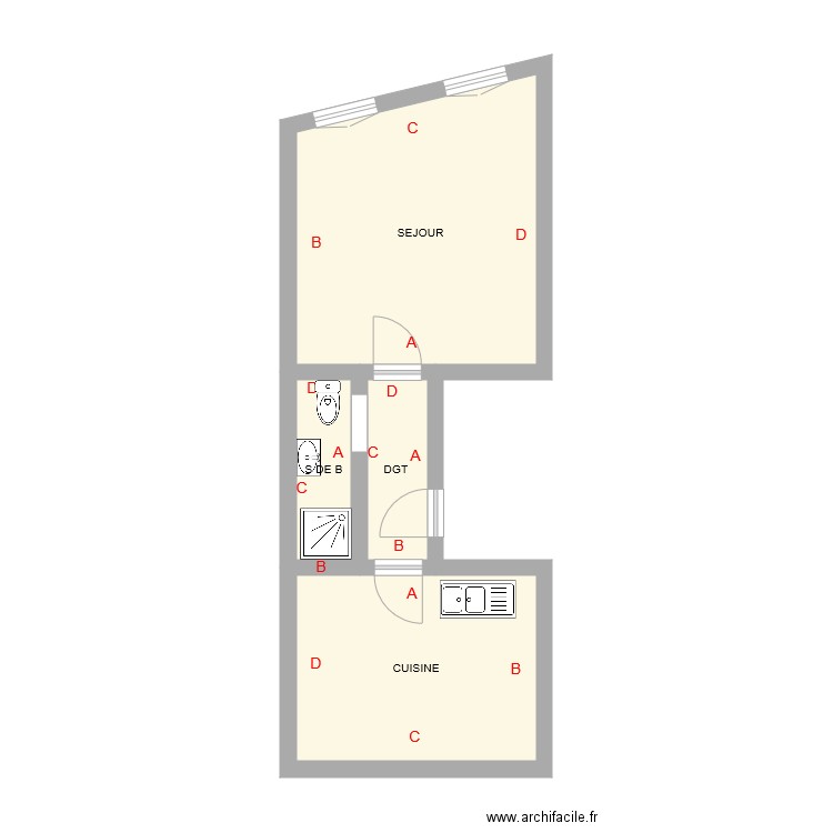 FONTANEL 3. Plan de 0 pièce et 0 m2