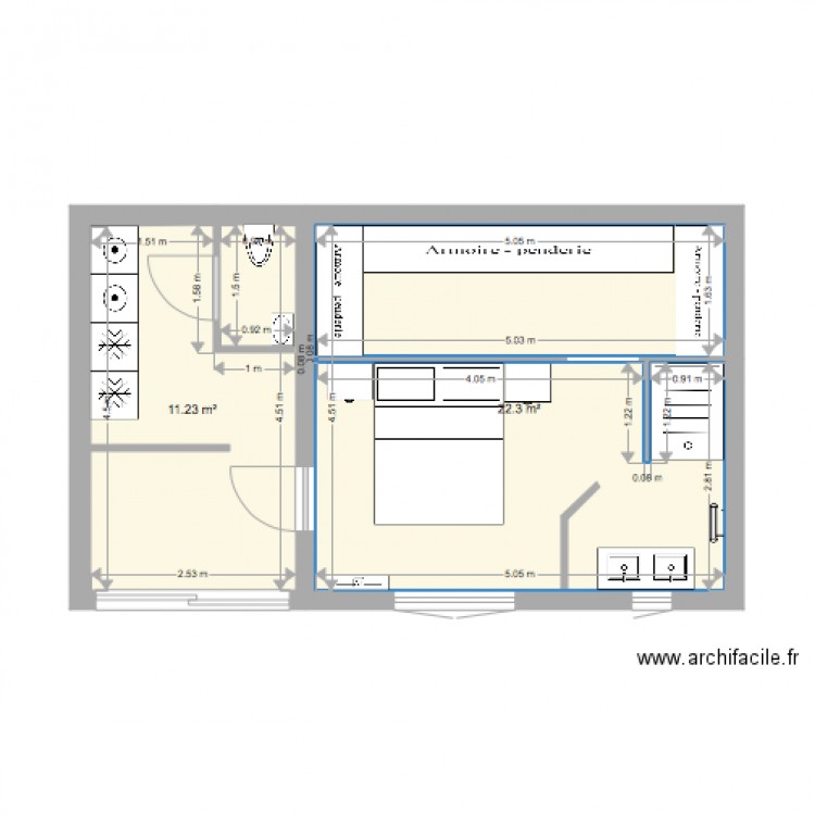 Suite Parentale 3. Plan de 0 pièce et 0 m2