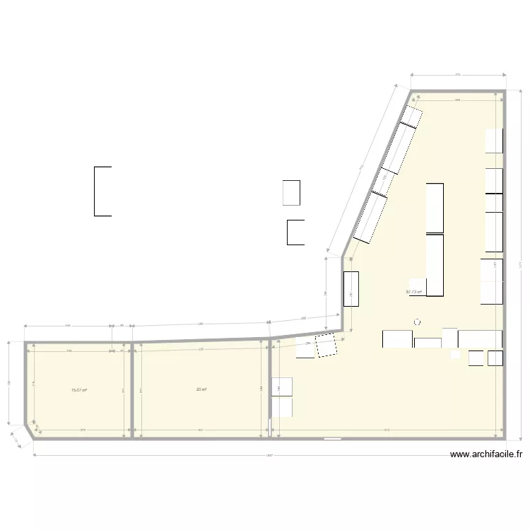 plan labo bethune modifi&eacute;. Plan de 