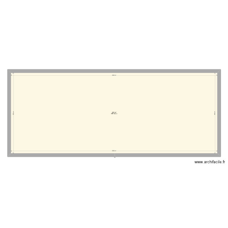 Maison 207m2 23x9. Plan de 0 pièce et 0 m2