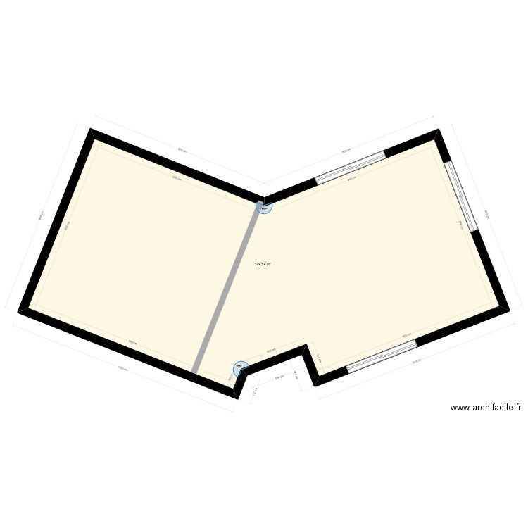 plan de maison perso. Plan de 1 pièce et 146 m2