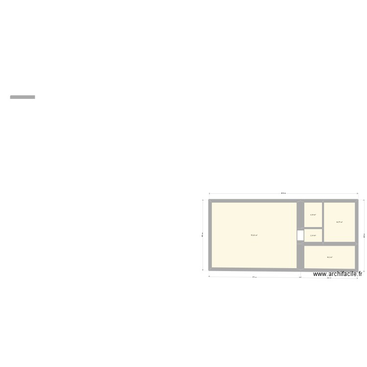 etage loki. Plan de 5 pièces et 82 m2