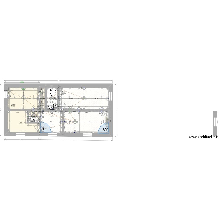 1et  modifier avec point d'eau. Plan de 0 pièce et 0 m2