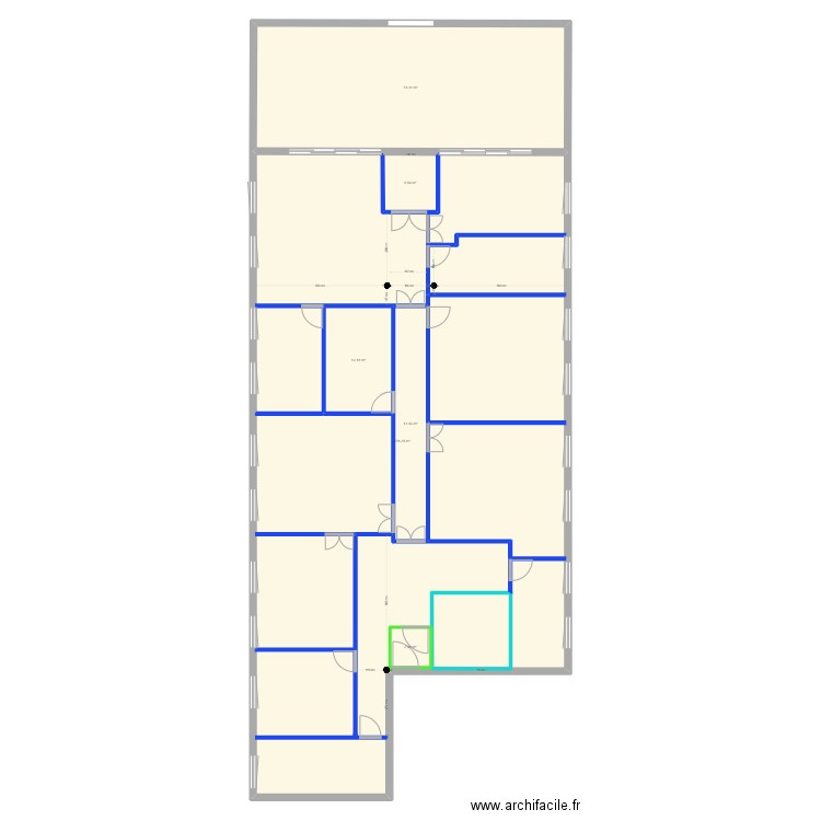 LOCAL MGY 3. Plan de 6 pièces et 432 m2