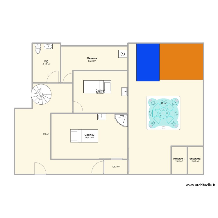 planmenaver. Plan de 9 pièces et 108 m2