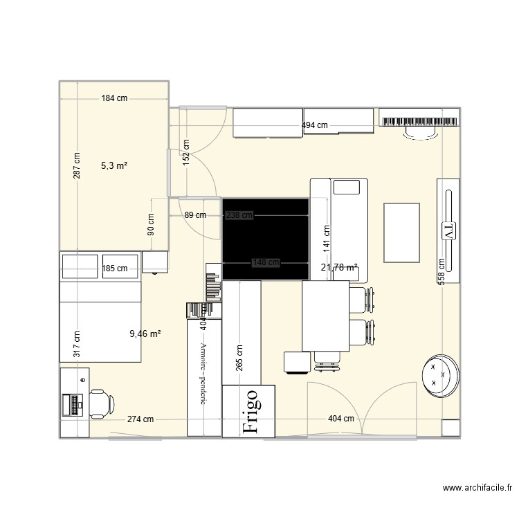 Premier Appart. Plan de 0 pièce et 0 m2
