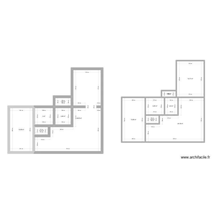appartement 1. Plan de 