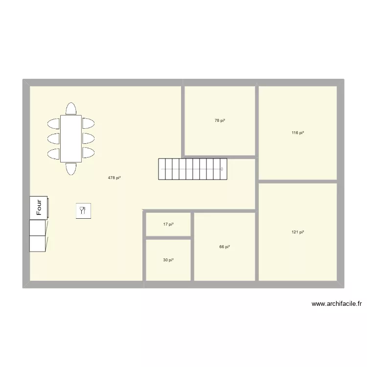 plan 3 ch RDC. Plan de 7 et 84 m² plan 3 ch RDC. Plan de 7 et 84 m²