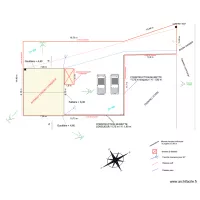 Plan de masse grange peujard