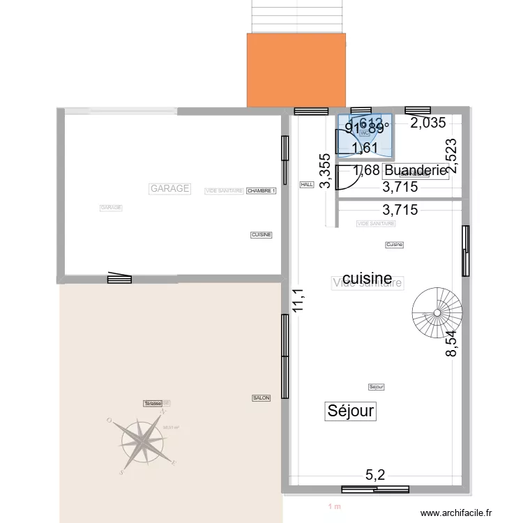 MEZE3. Plan de 9 et 291 m² MEZE3. Plan de 9 et 291 m²