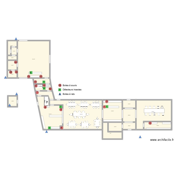 BONS VIVANTS BRUSSELS. Plan de 18 pièces et 305 m2