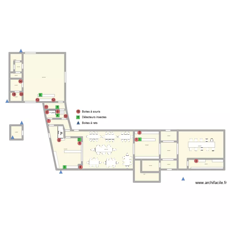 BONS VIVANTS BRUSSELS. Plan de 