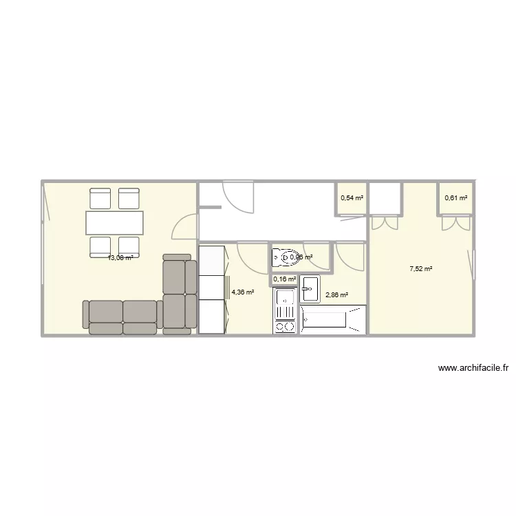 MERIBEL. Plan de 8 et 30 m² MERIBEL. Plan de 8 et 30 m²