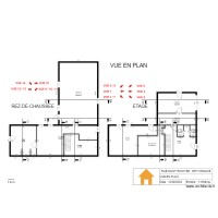 MAISON STREE - VUE EN PLAN - 1/100