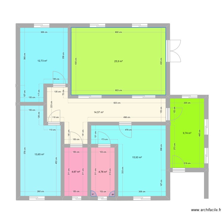 +++. Plan de 0 pièce et 0 m2