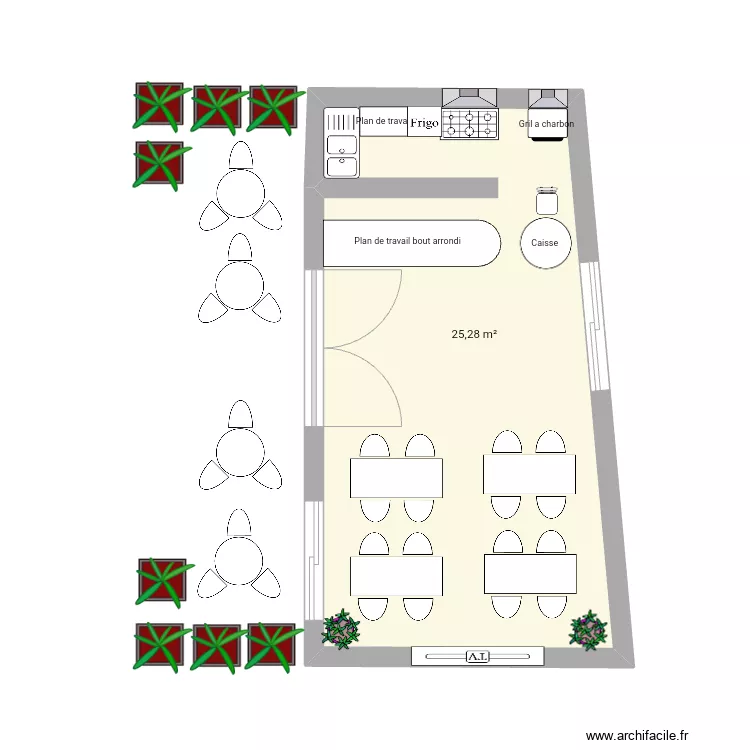 Commerce n2. Plan de 