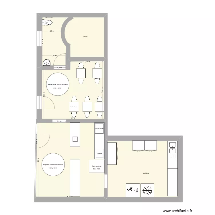 dclick pizza apres. Plan de 