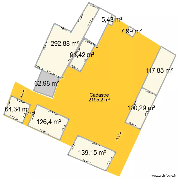 ESSERTENNE 2. Plan de 10  et 979 m²