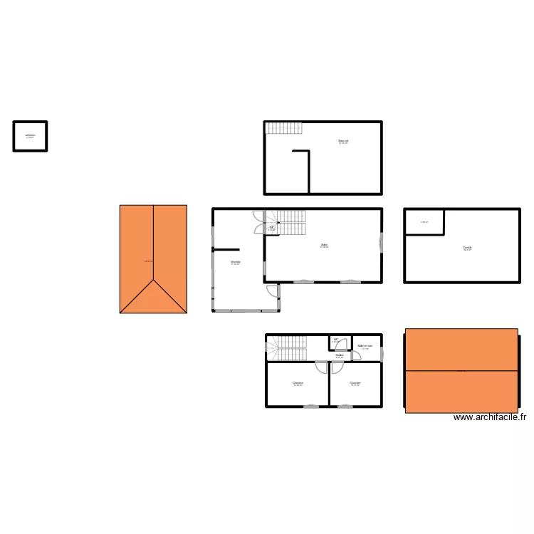 Exercice. Plan de 14  et 263 m²
