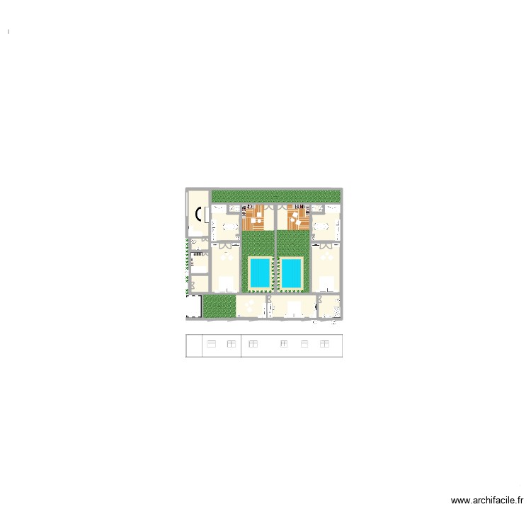 Villa Final sans cotations. Plan de 0 pièce et 0 m2