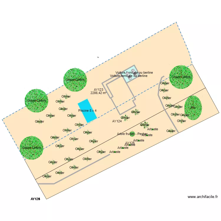 Plan de masse. Plan de 