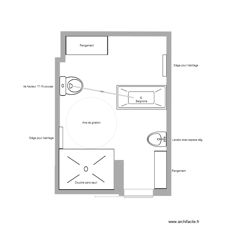 Salle de bain modifié- Normand Léveillé . Plan de Salle de bain modifié- Normand Léveillé . Plan de