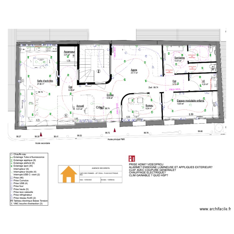 CDF - JETEAU - PLANELECTRIQUE - INTERR. Plan de 0 pièce et 0 m2