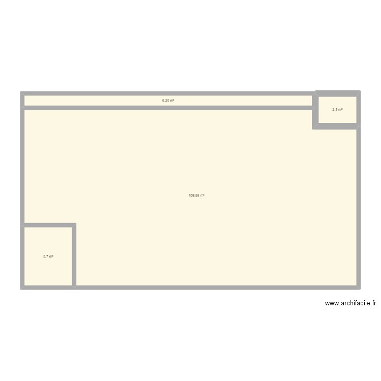 cuisiune. Plan de 4 pièces et 123 m2
