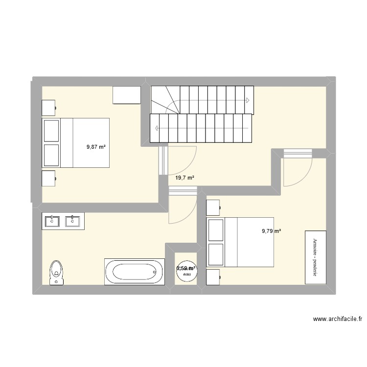 Mill - 1er - new. Plan de 0 pièce et 0 m2