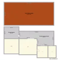 Fleury Maison 1 hall + grange existant + terrasse