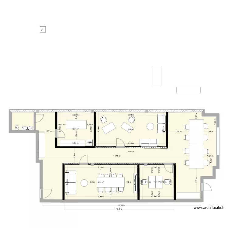 LA DURANNE X7. Plan de 5 et 143 m² LA DURANNE X7. Plan de 5 et 143 m²