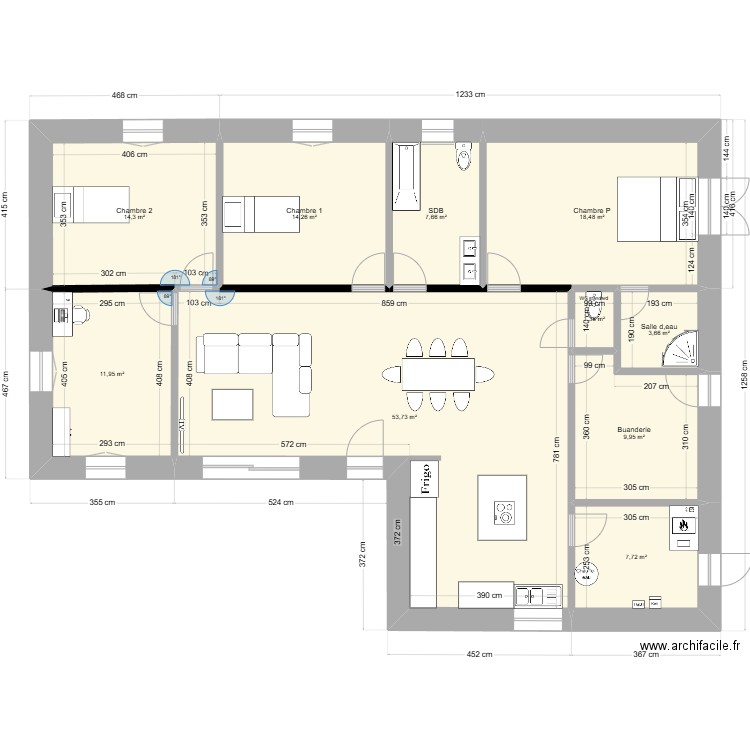 messincourt L. Plan de 10 pièces et 143 m2