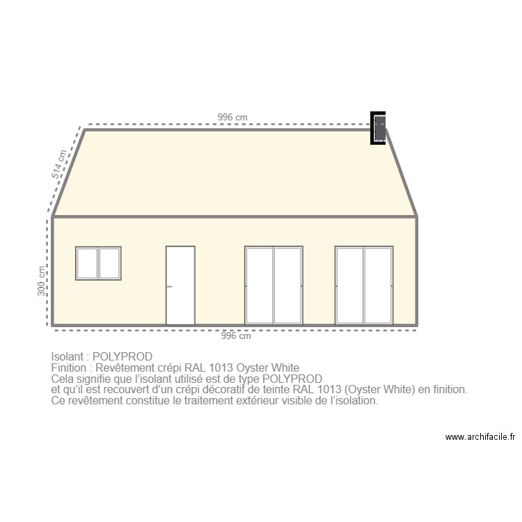 Villatte Christian - ite. Plan de 2 pièces et 50 m2
