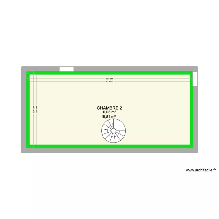 Maison 3. Plan de 2 et 42 m² Maison 3. Plan de 2 et 42 m²