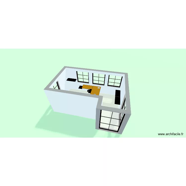 Bureau Jud 2026 version 2. Plan de 1  et 16 m²