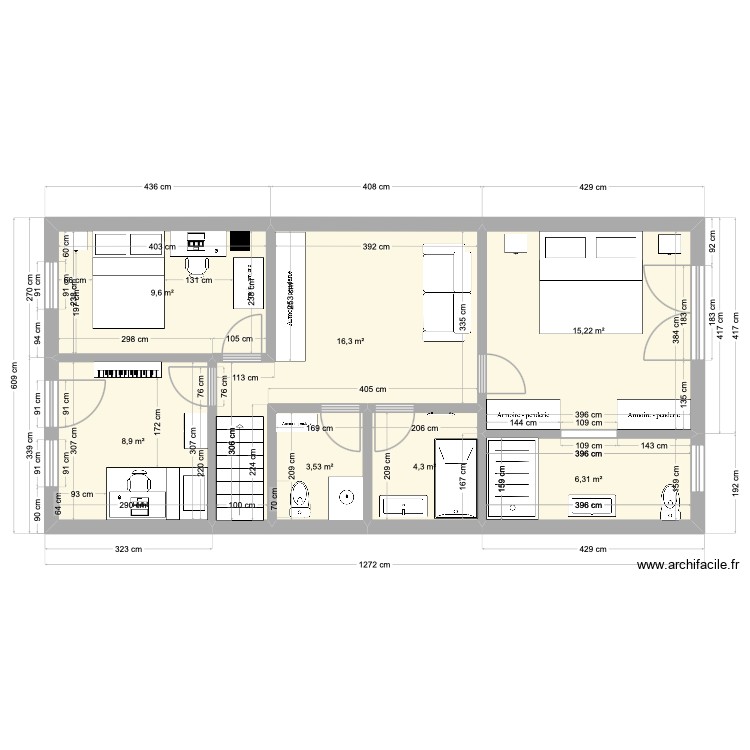 Fabien et Marie 2. Plan de 0 pièce et 0 m2