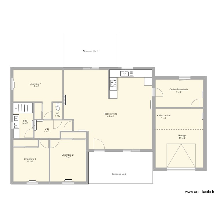 Bormes plan 1. Plan de 0 pièce et 0 m2