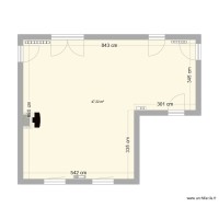 Modif salon Alain plan vide