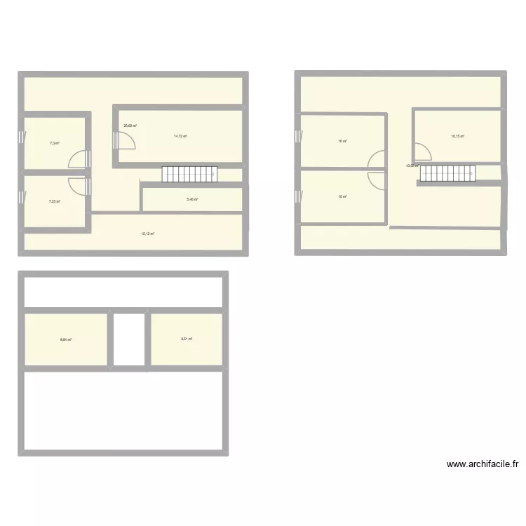 etage 2. Plan de 12 et 167 m² etage 2. Plan de 12 et 167 m²