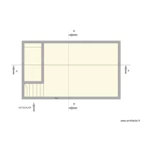 Piscine vue de haut escalier et marche