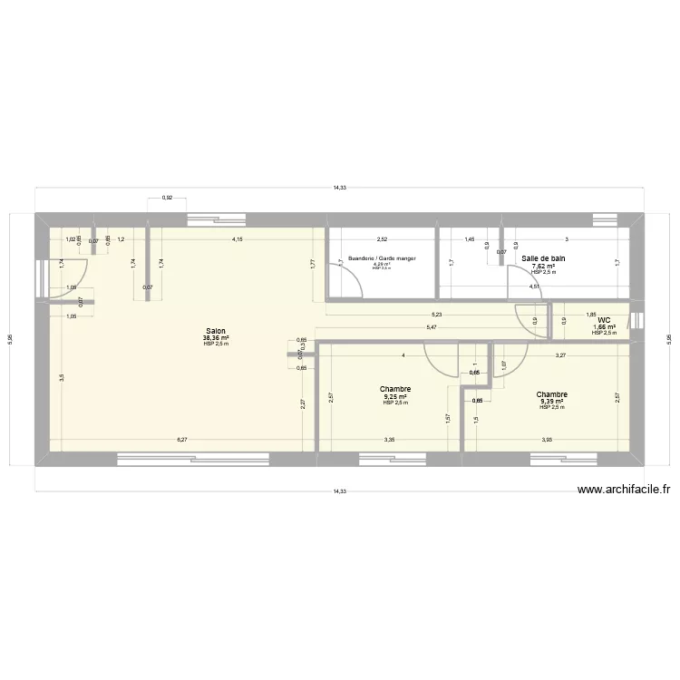 PORCHERON/MASCLET SANS MEUBLES modif cuisine. Plan de 6 et 71 m² PORCHERON/MASCLET SANS MEUBLES modif cuisine. Plan de 6 et 71 m²