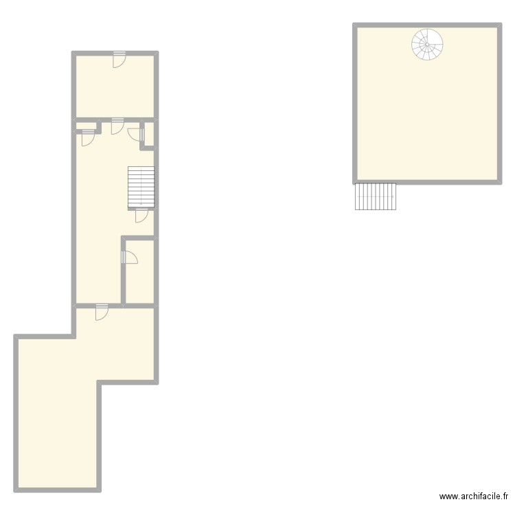 fonciere. Plan de 7 pièces et 233 m2