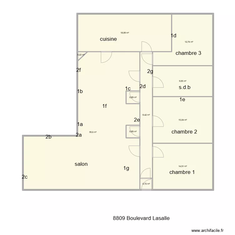 caract 8809 Lasalle. Plan de caract 8809 Lasalle. Plan de
