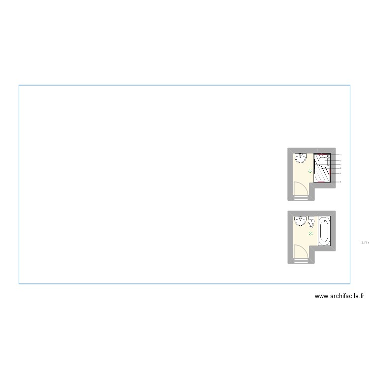 Druf. Plan de 0 pièce et 0 m2