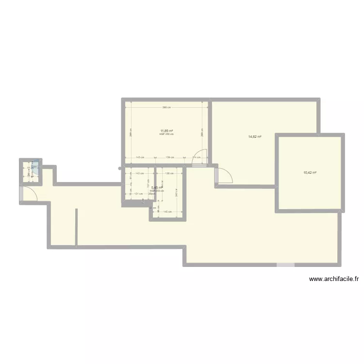 PLAN DE BASE NSC 312. Plan de 6  et 83 m²